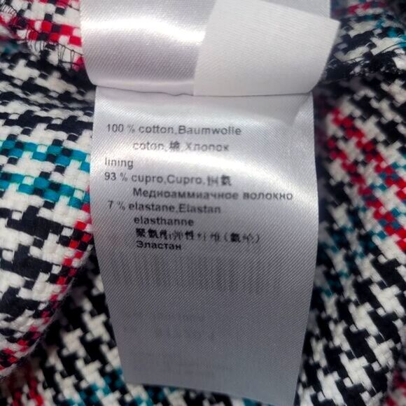 Marc Cain Houndstooth Raw Hem  Blazer STATEMENT PIECE - Picture 9 of 12